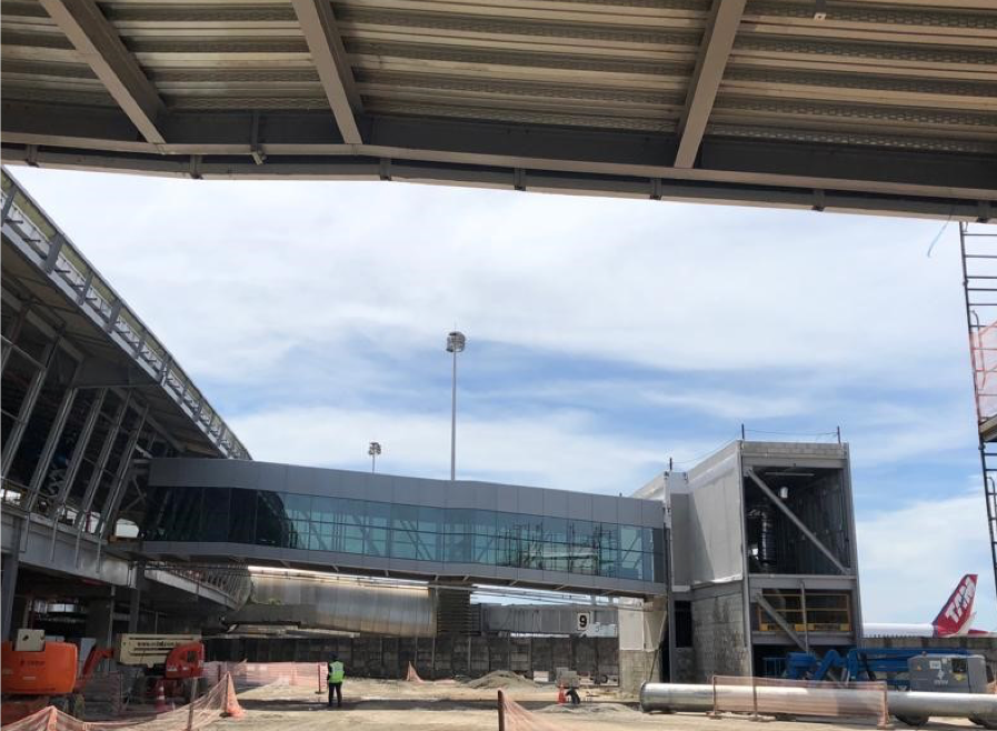 Execução de obras no píer e no Viaduto do Consórcio Aeroporto Internacional Pinto Martins